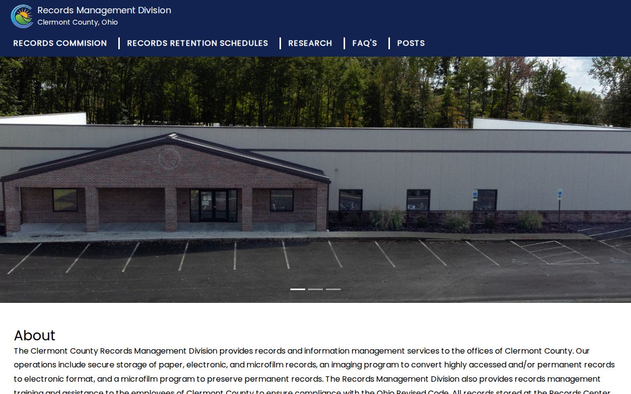 Clermont County neighbors page Records Center historic-custodian source